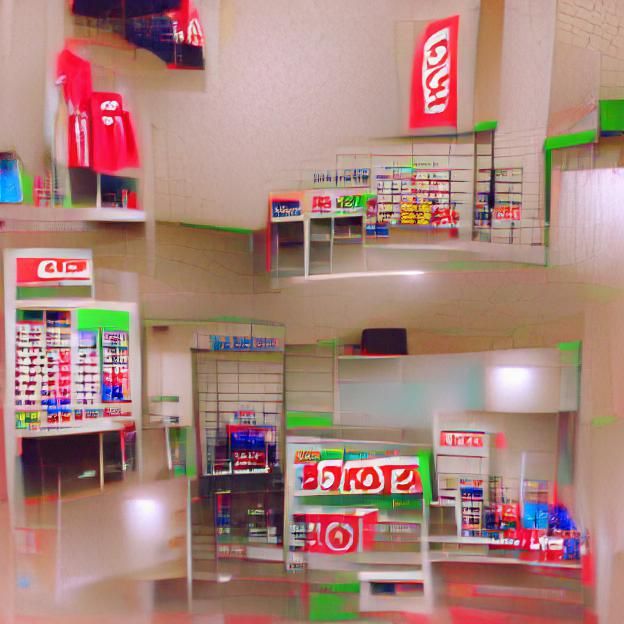AI Generated Image of a Store