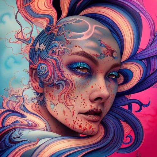 Vivid Magic Marks in Detailed Fantasy Art
