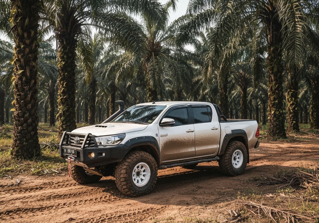 Toyota Hilux 4x4 Off-Roading: Hyperrealistic 8K Portrait