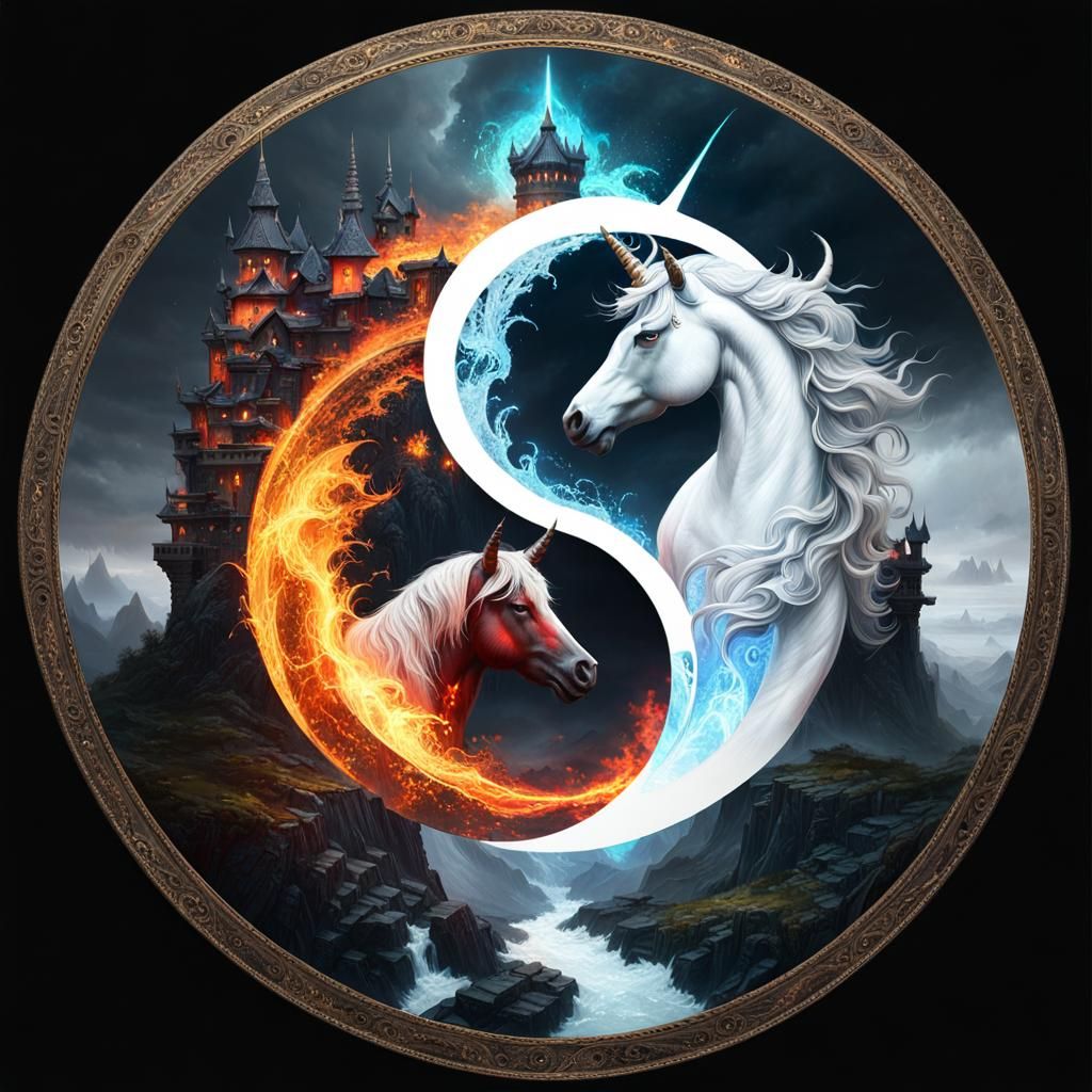 Yin and Yang: Light and Dark Castles