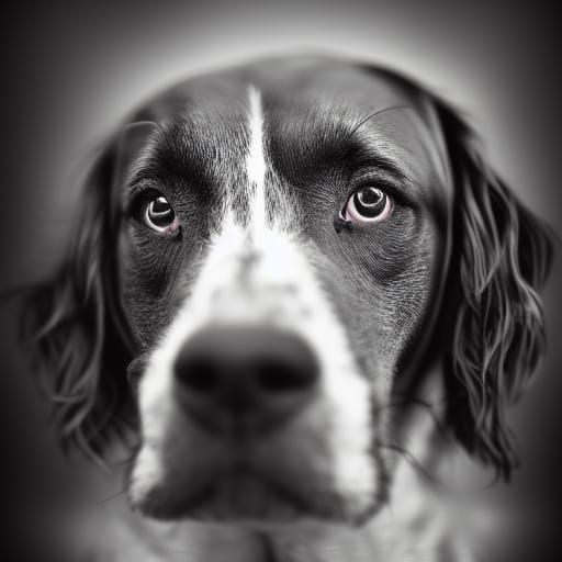 Dog Portrait in Style of Lee Jeffries