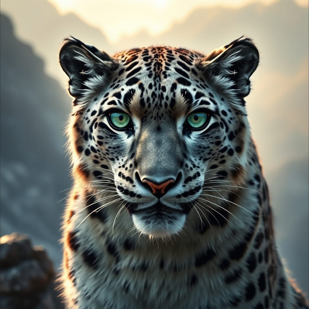 Snow Leopard in Himalayan Splendor