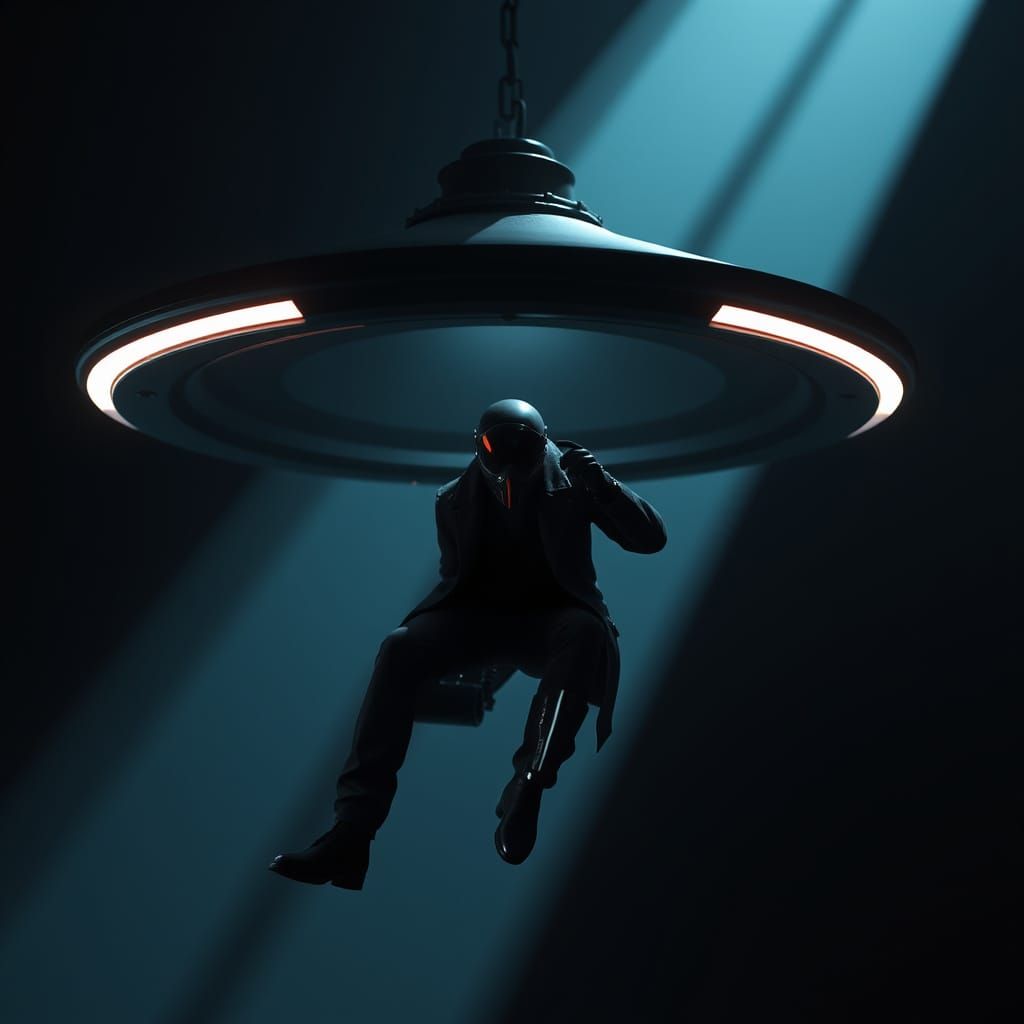 Men in Black Investigate Hanger 18 UFO Incident