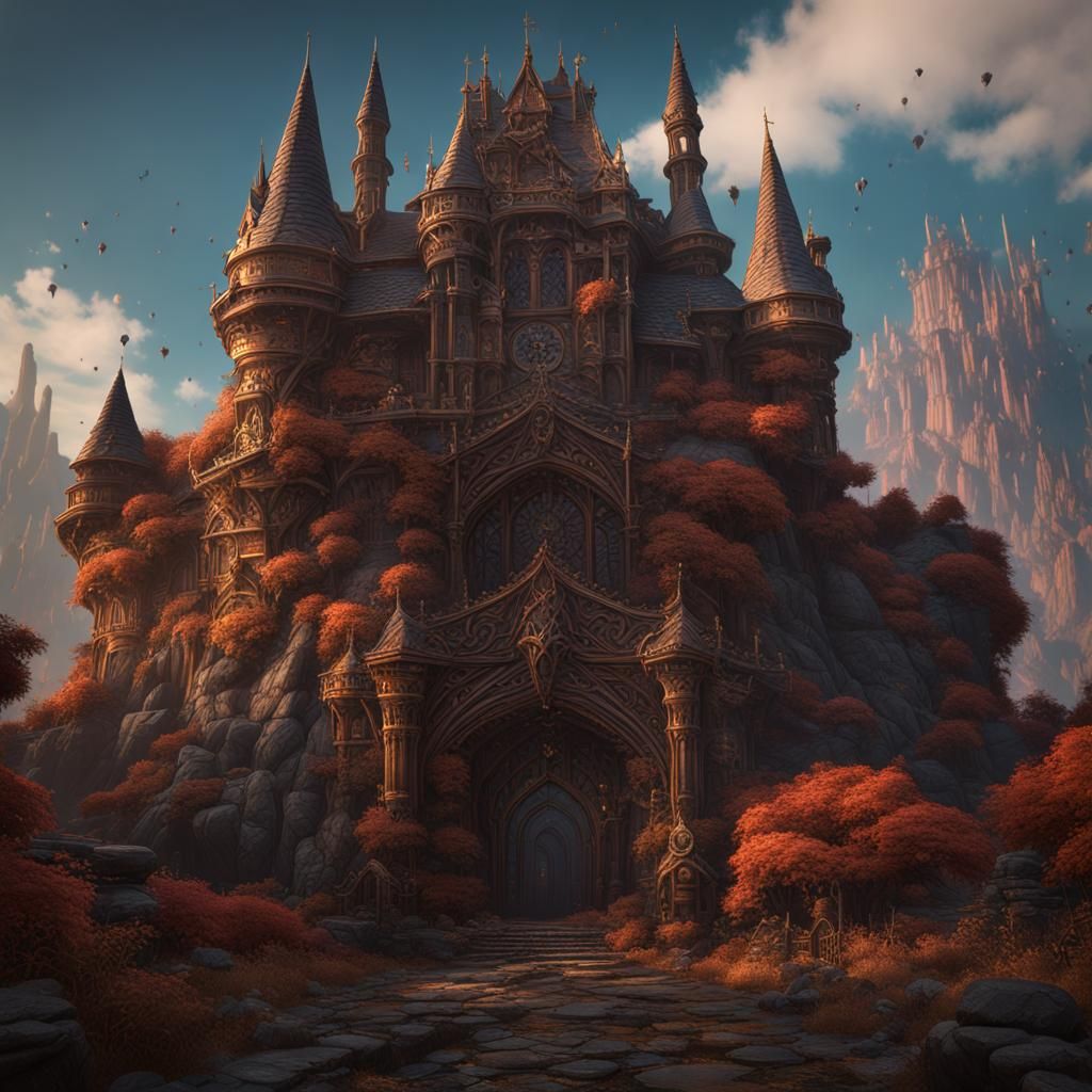 Detailed Quill in a Fantasy Concept Art Style