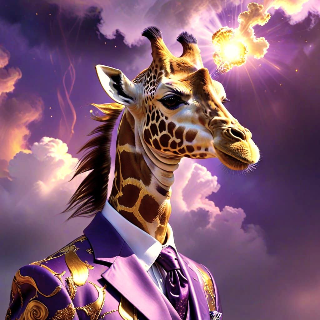 Enlightened Giraffe Stockbroker Transcends Corporeal Existen...