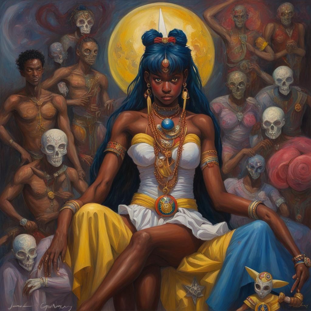 Sailor Moon As A Haitian Vodou Manbo