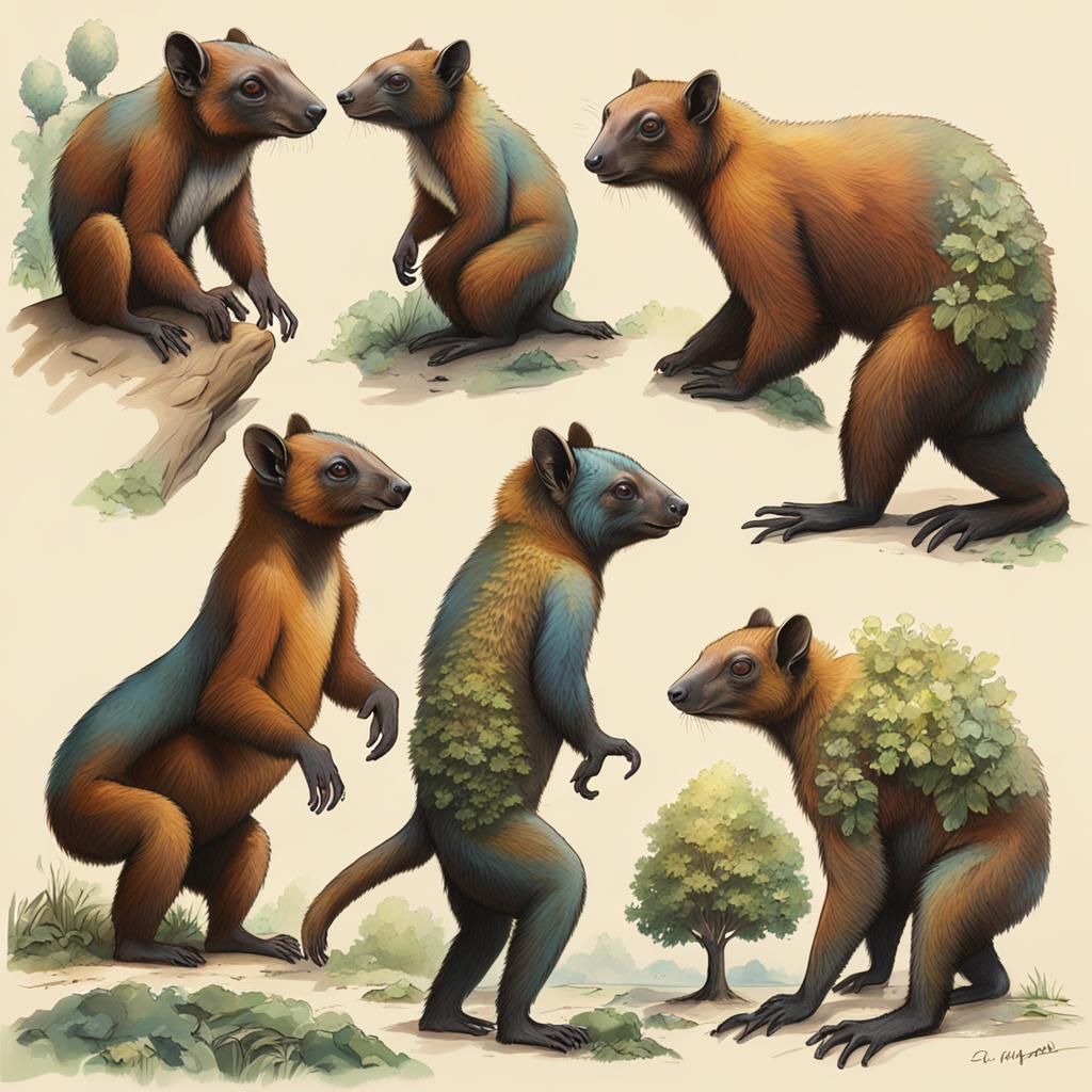 Exotic Alien Lifeforms on a Distant Exoplanet