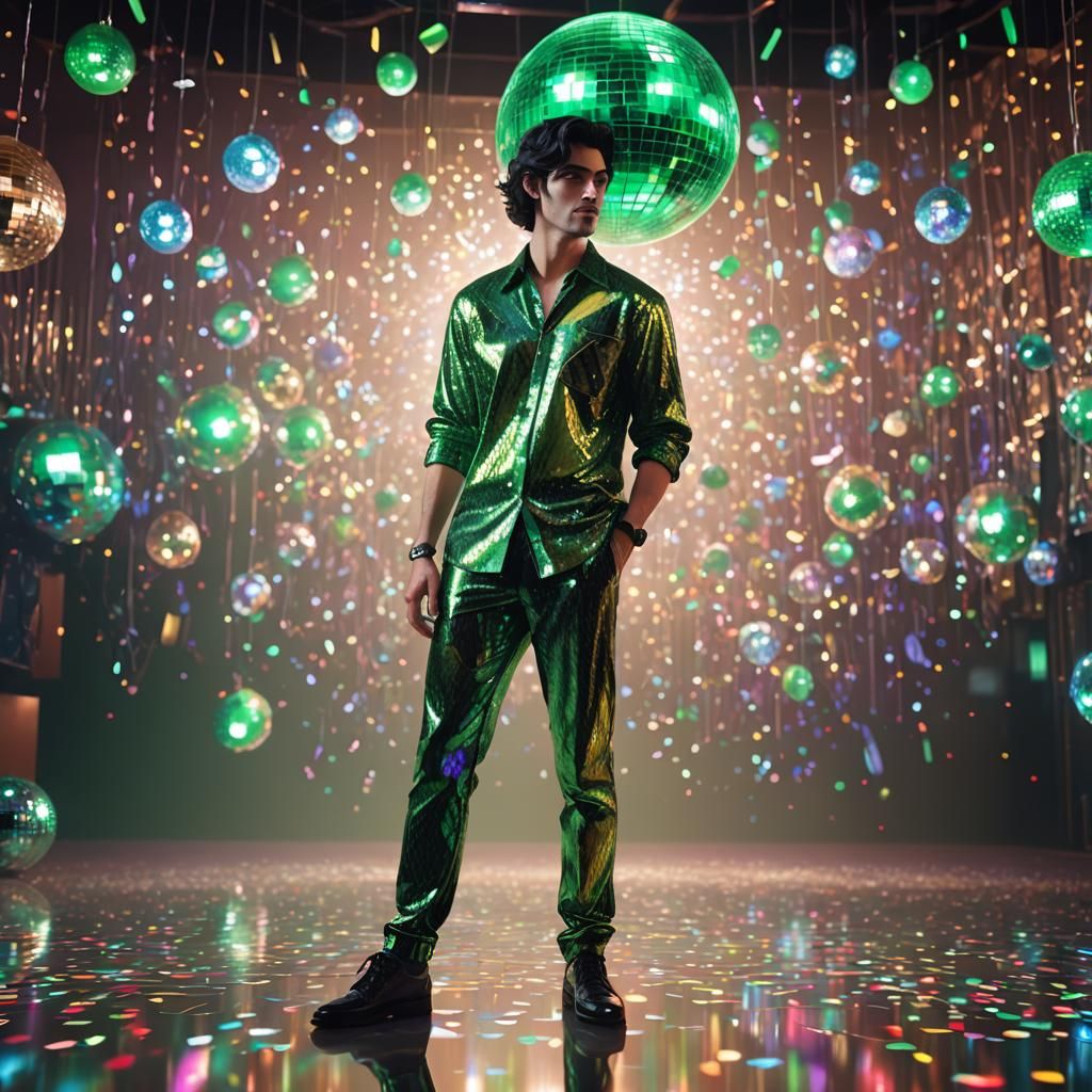 Iridescent Dance Floor: A Digital Matte Painting