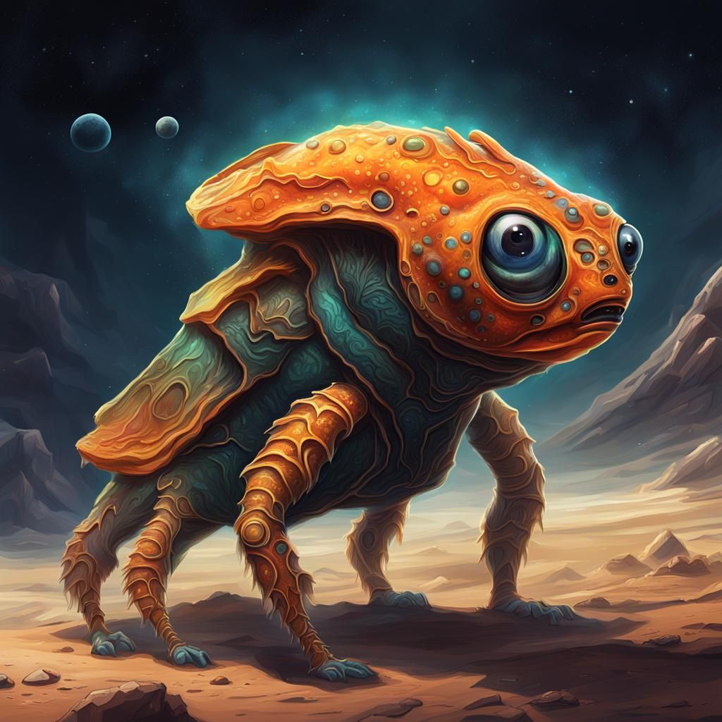 Exoplanet: Sarcastic Alien Dragonet Lifeforms