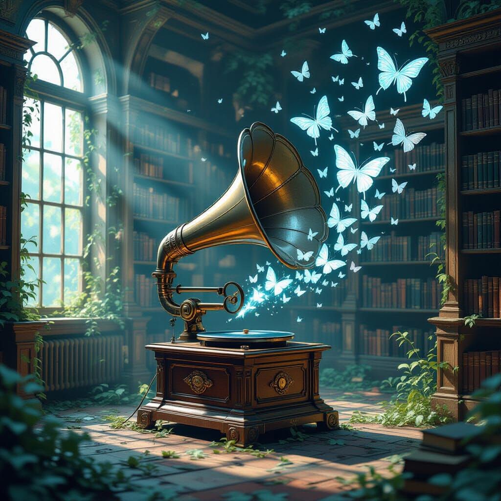 Surreal Gramophone Releases Ethereal Butterflies in Overgrow...