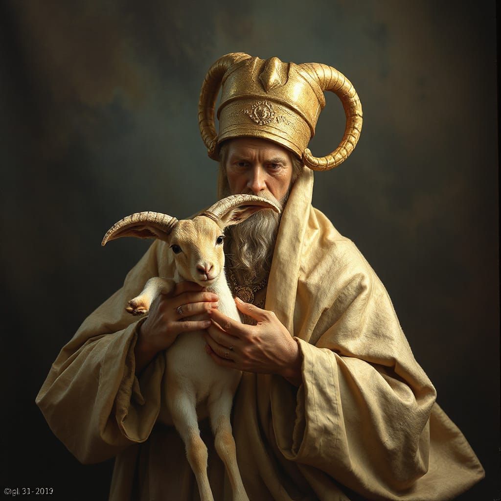 Papal Squirrel Celebrates with Jubilant Haselnuss