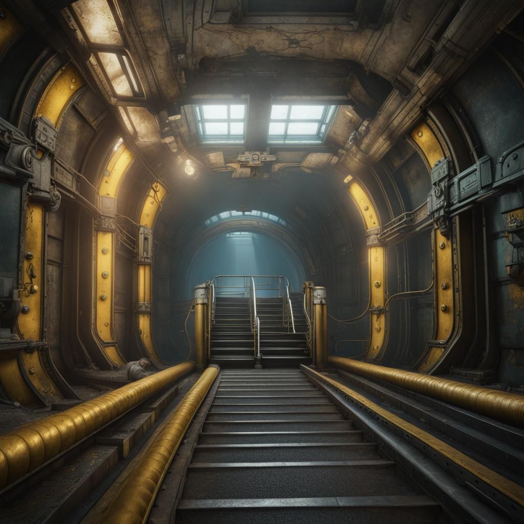 Vault 122 Seattle: Detailed Matte Painting