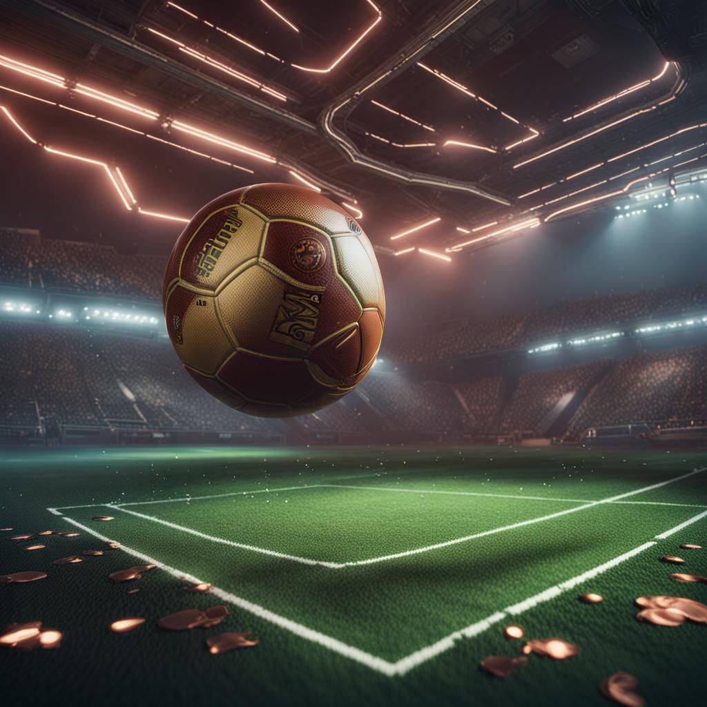 Matrix Football Fusion in Detailed Matte Painting