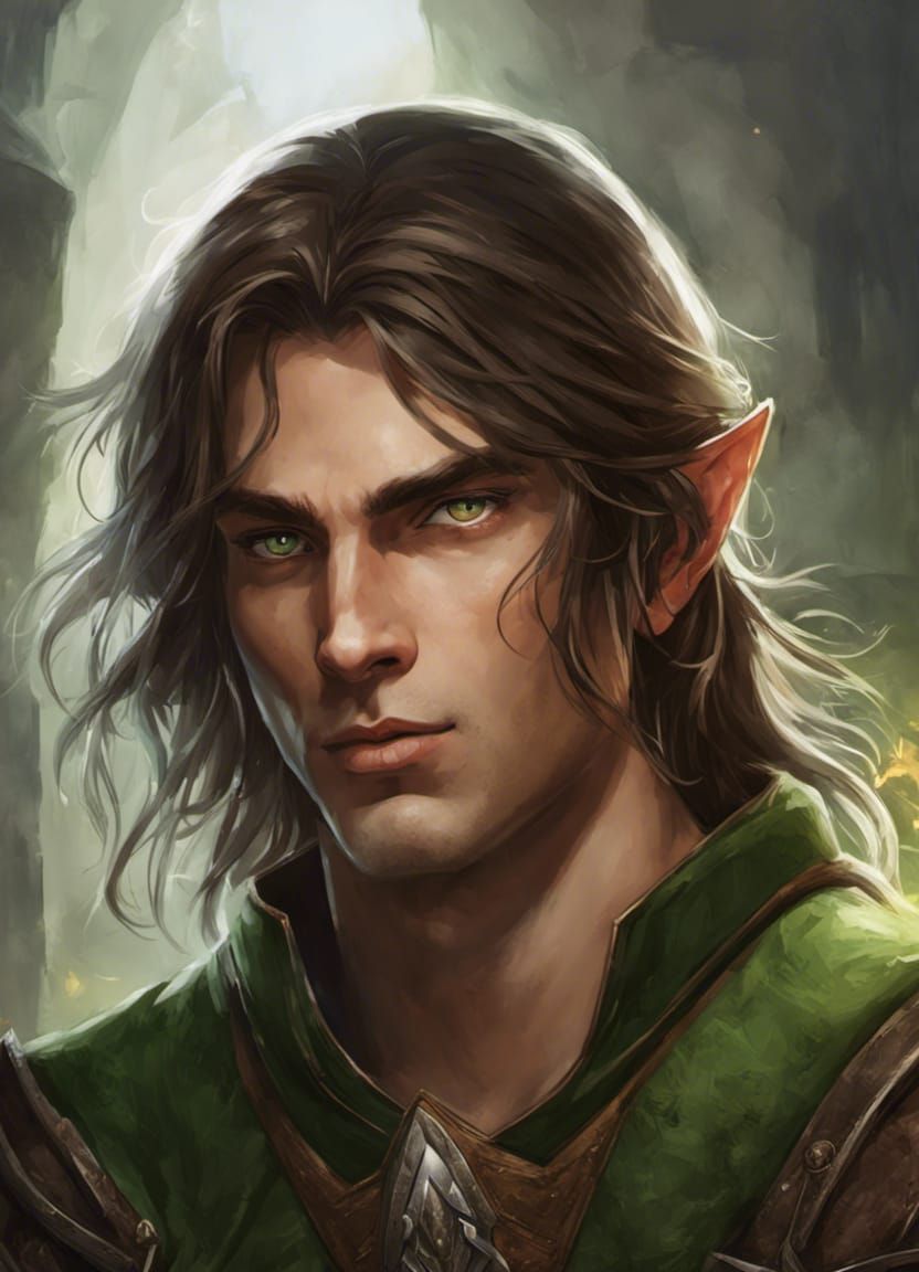 Heloras, sun elf fighter