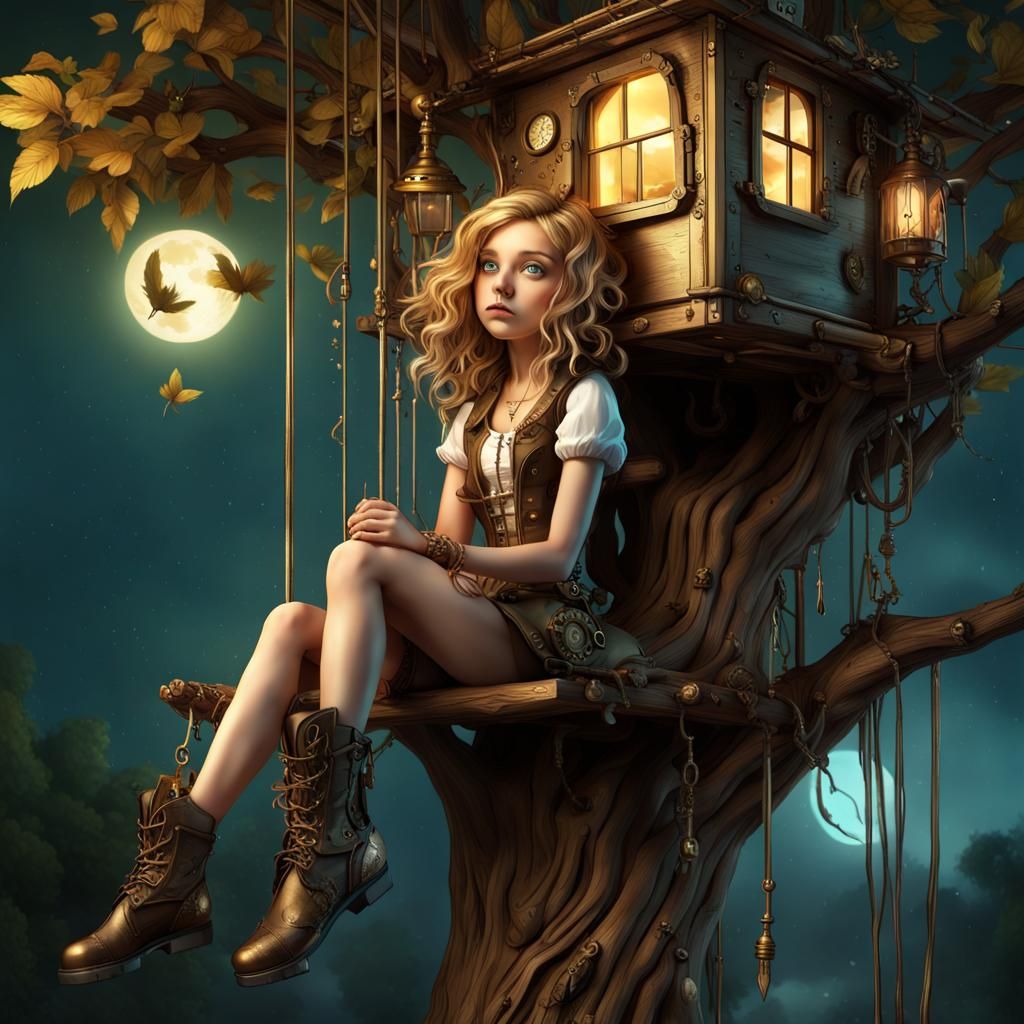 Sitting By My Tree House