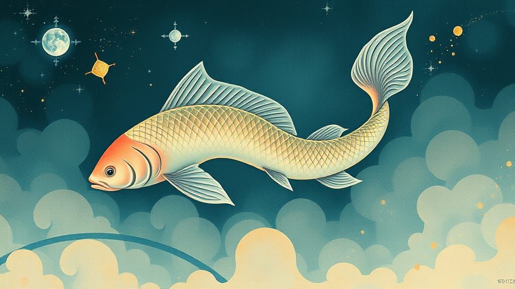 Surreal Aquatic Dreamscape Inspired by Pisces Mythology