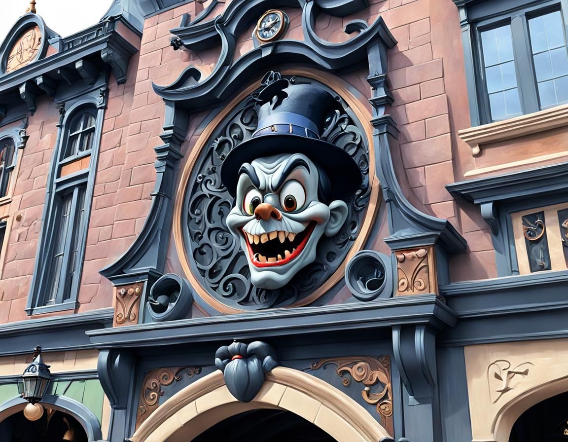 Eerie Disneyland Main Street Nightmare