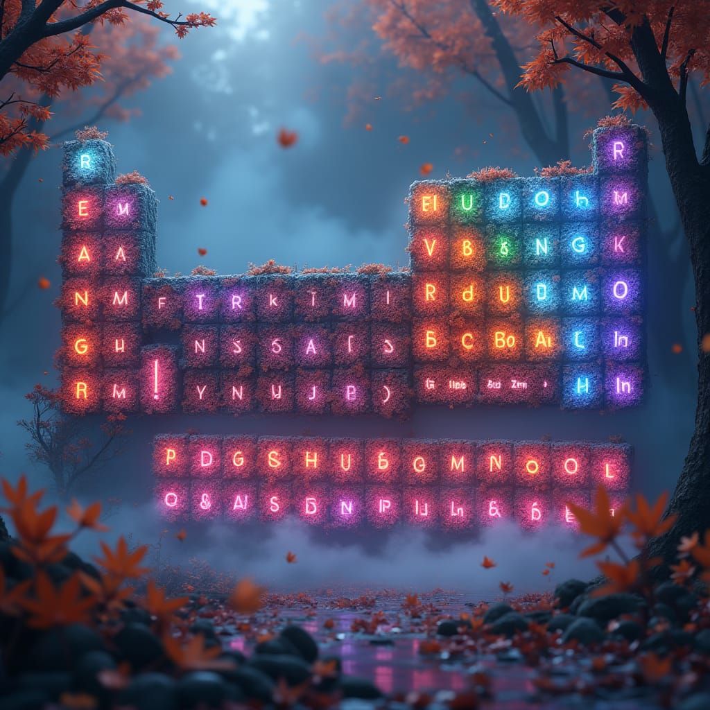 Ethereal Periodic Table: Autumnal Dreamscape in Fantasy Art ...