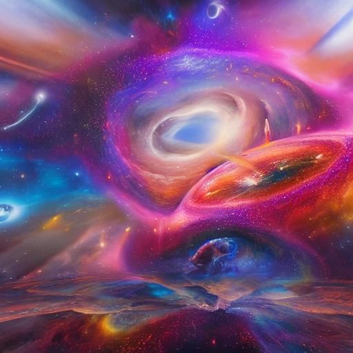 Cosmic Birth: Universe Creation in Mixed Media