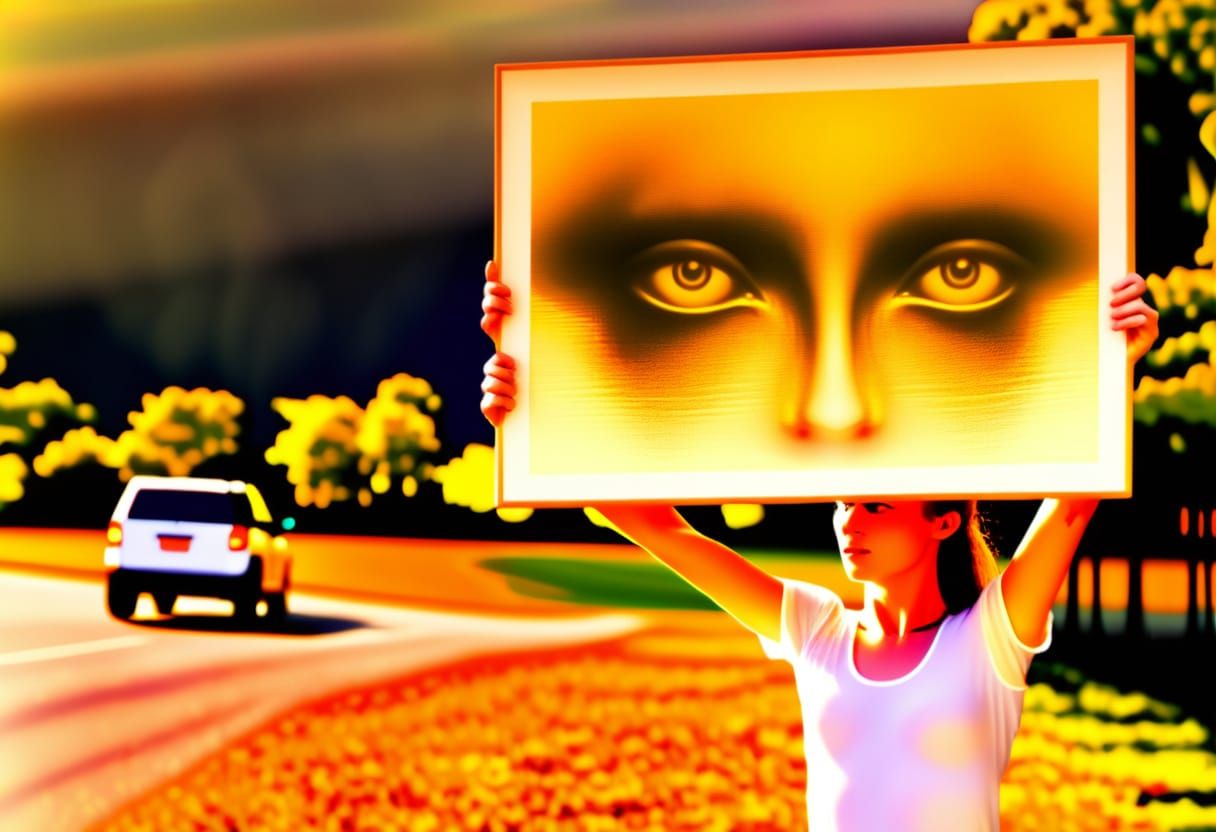 Ethereal Wood Fairy in Dreamlike Post-Impressionist Shin Han...