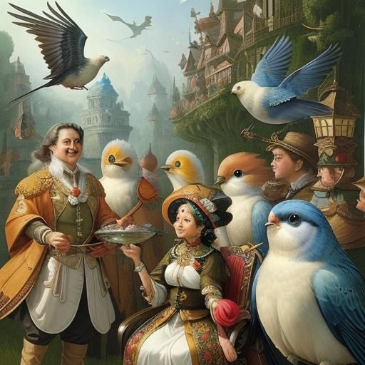 Bird Culture Festival: A Dancing Fantasy Scene