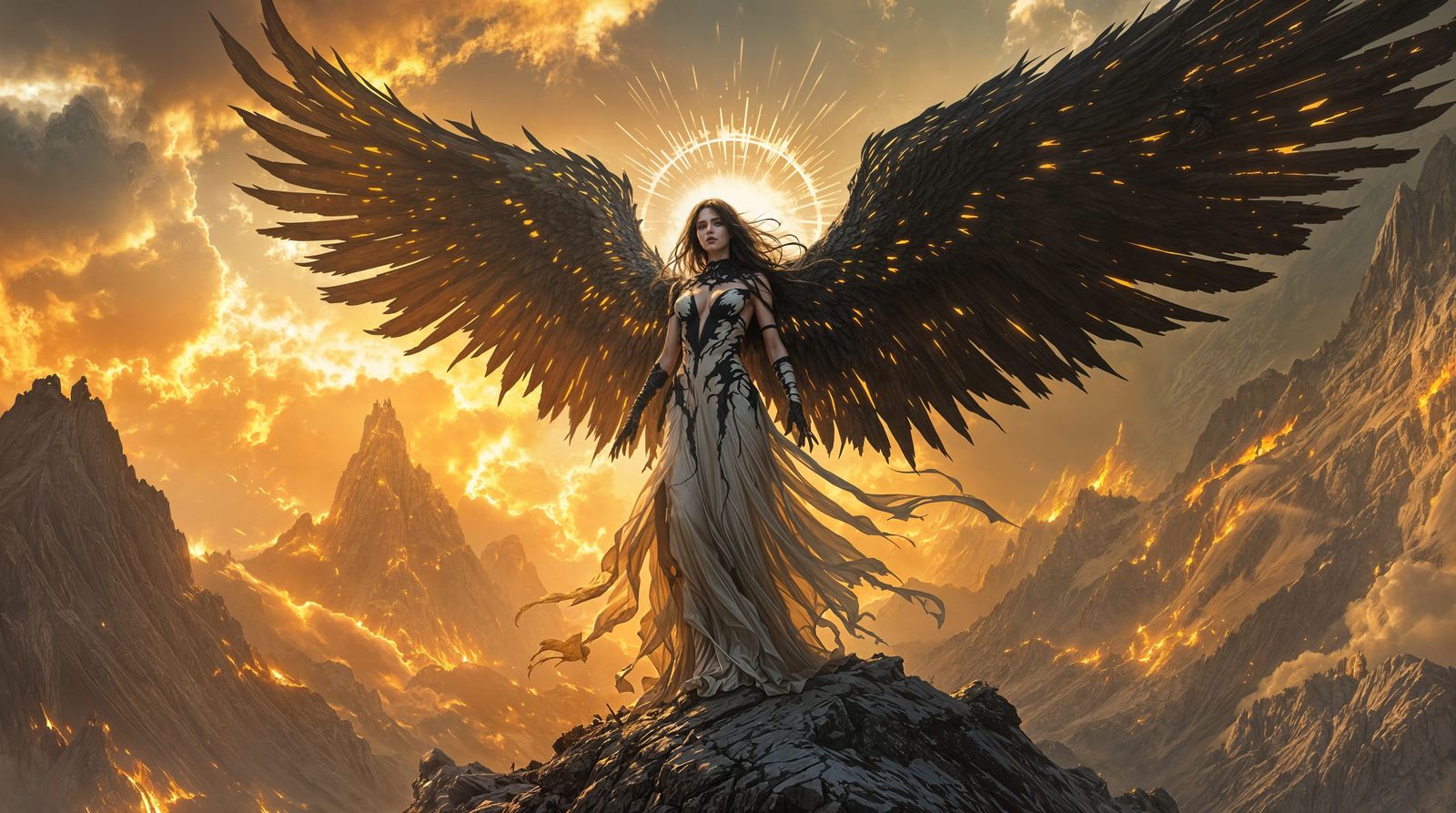 Angel of Apocalypse in Triadic Hues