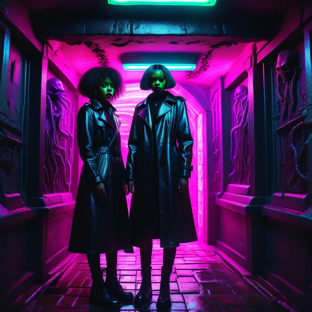 Synthwave Crypt Investigation: Neon Meets Lovecraft