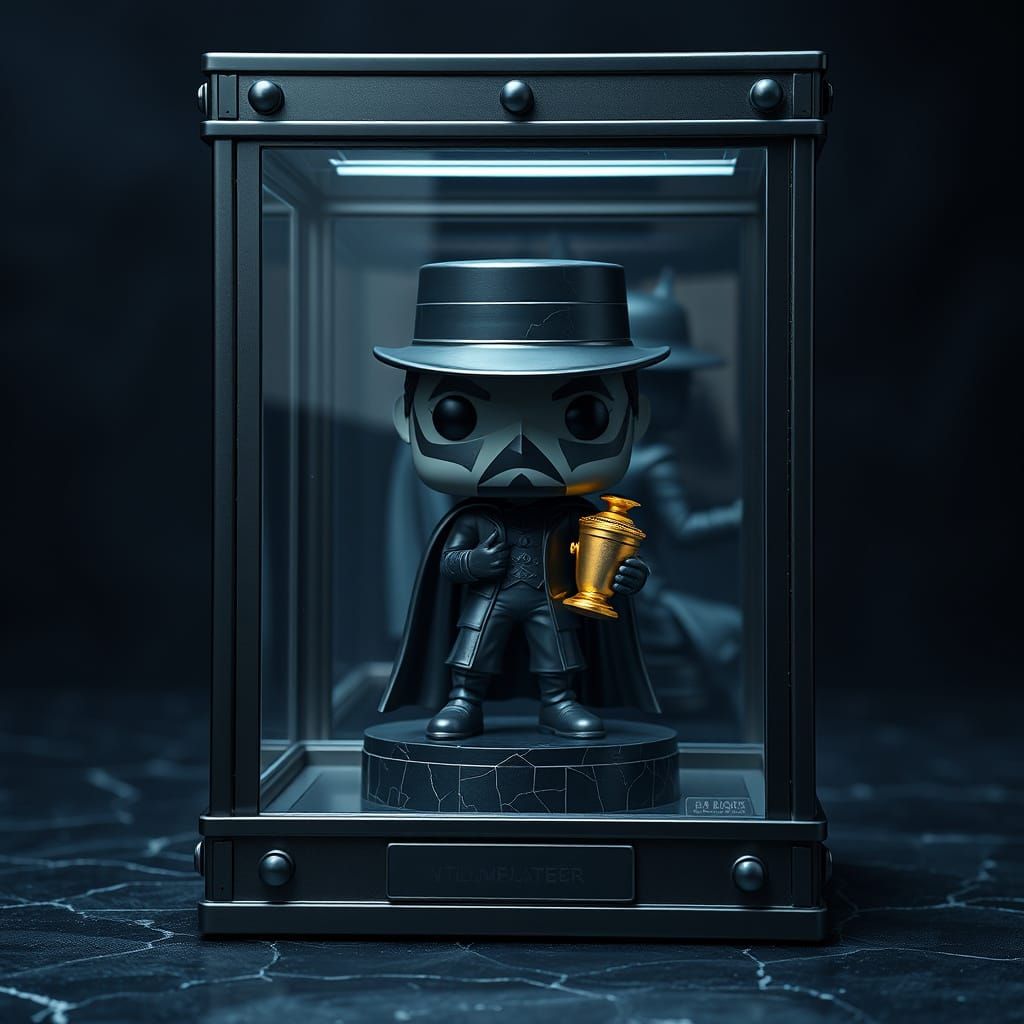 The Undertaker in a Glass Box, a Digital Matte Painting