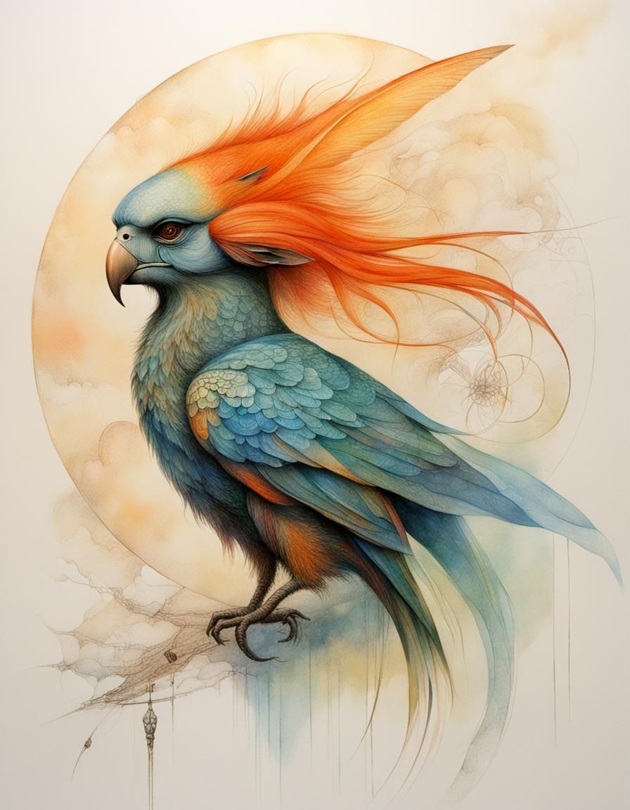 Ethereal Portrait in Visionary Style