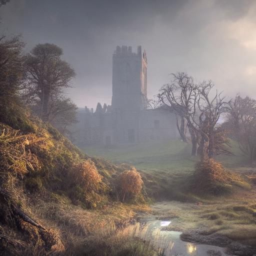 Mystical Yorkshire Moors at Golden Hour