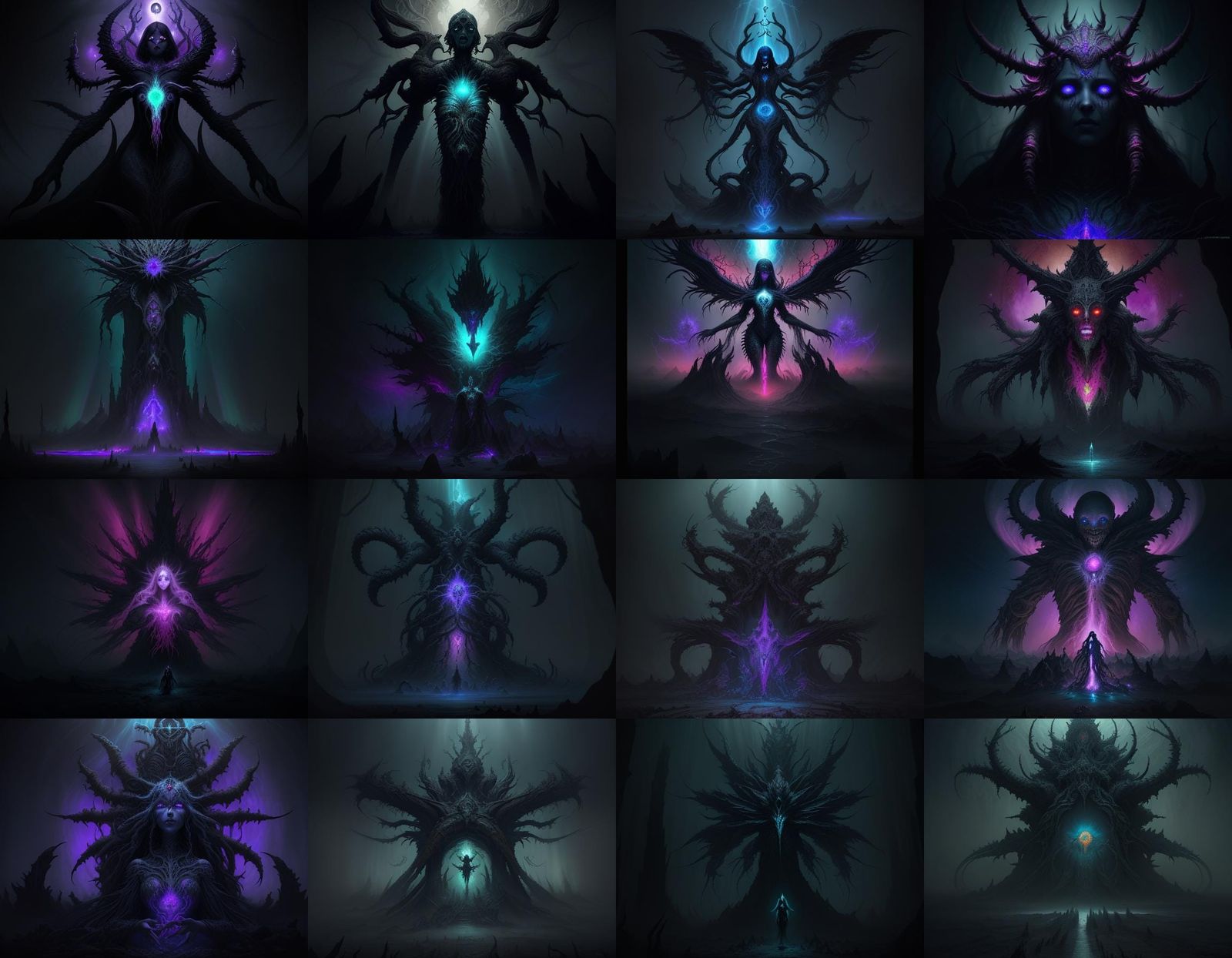 Dark Gods Clash in a Twisted Cosmic Nightmare