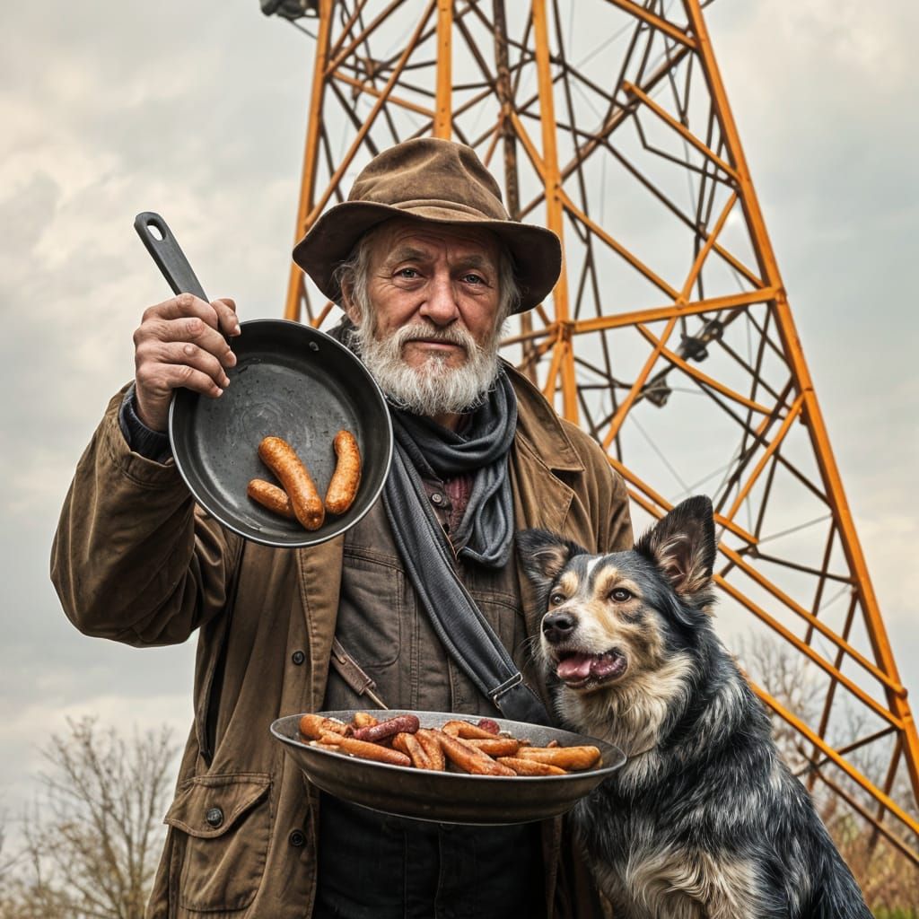 Rural Breakfast Scene in a Modern Setting