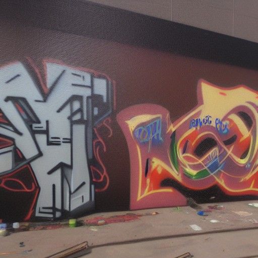 Graffiti as Oil Painting by James Gurney