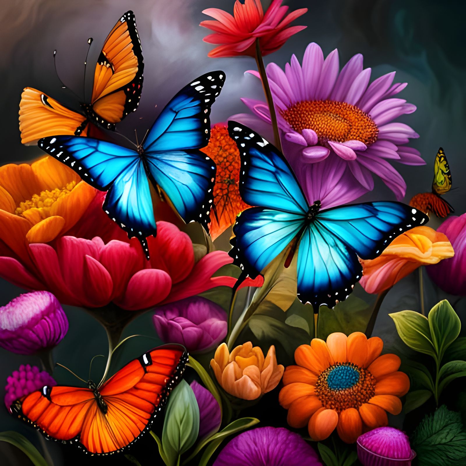 Butterflies using SDXL