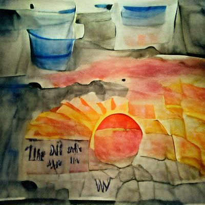 Watercolor Sunrise: Hope and Renewal