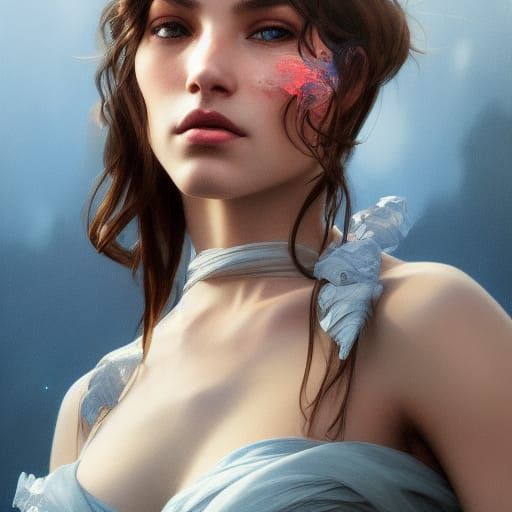 Detailed Portrait with Dynamic Lighting