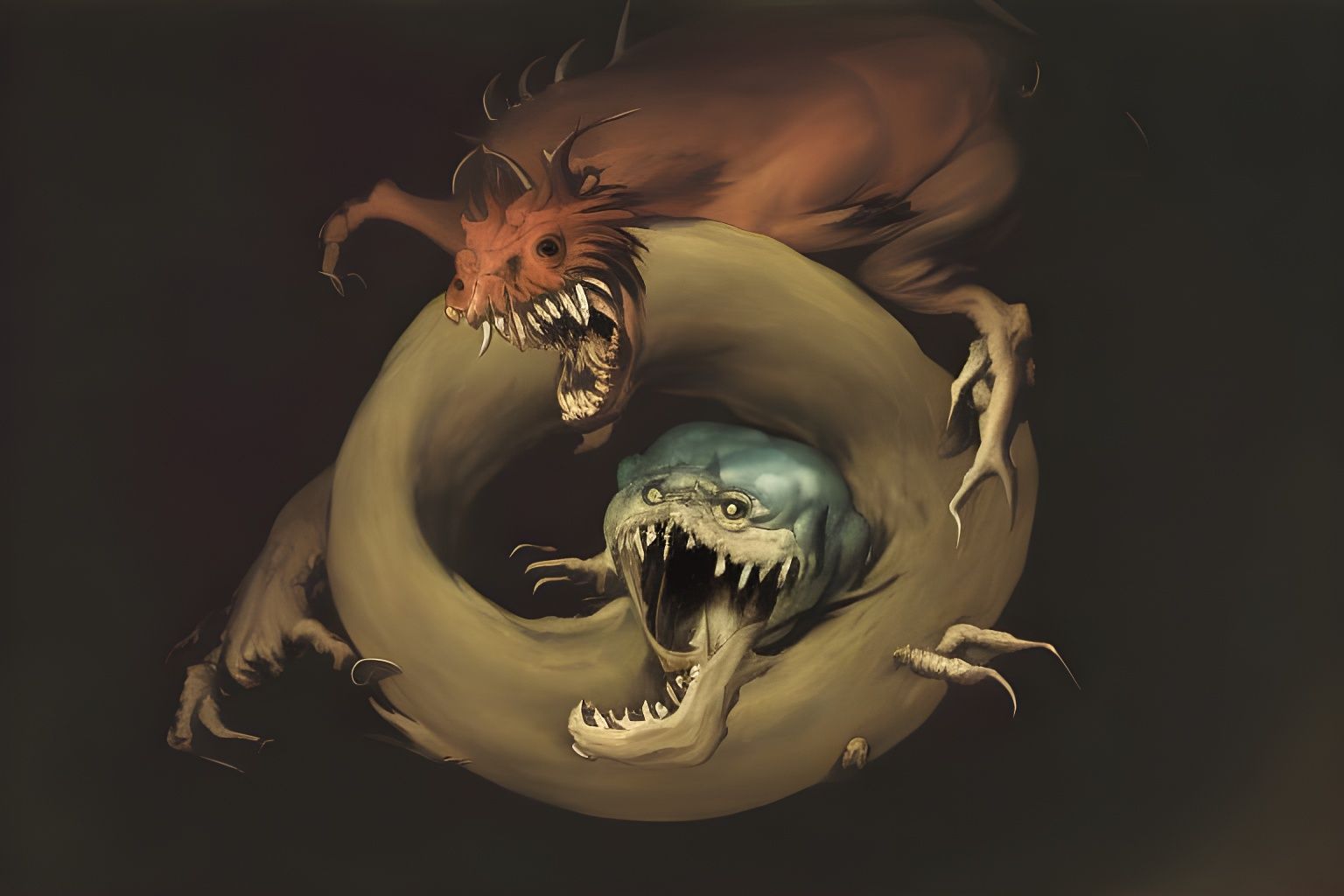 Ouroboros Devouring Tail: Dark Fantasy Masterpiece