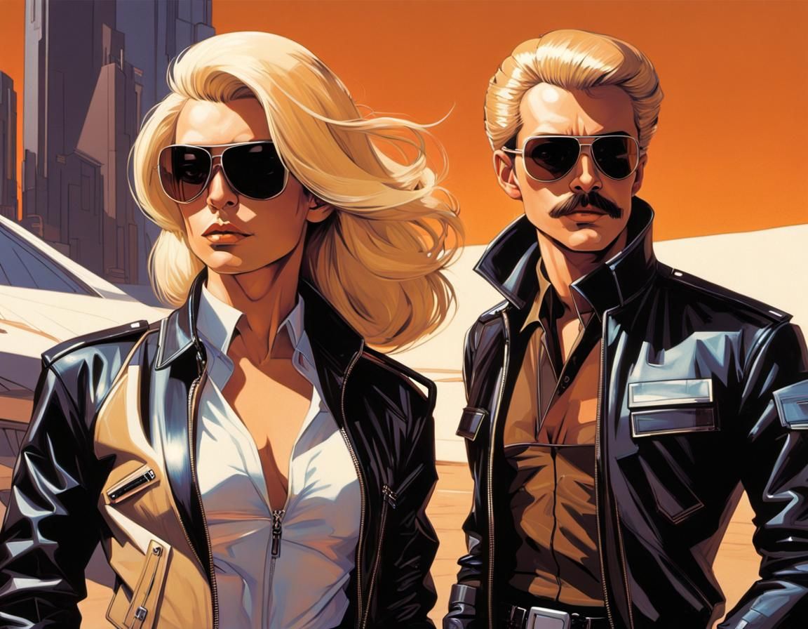 Retro-Futuristic Cops on the Beat