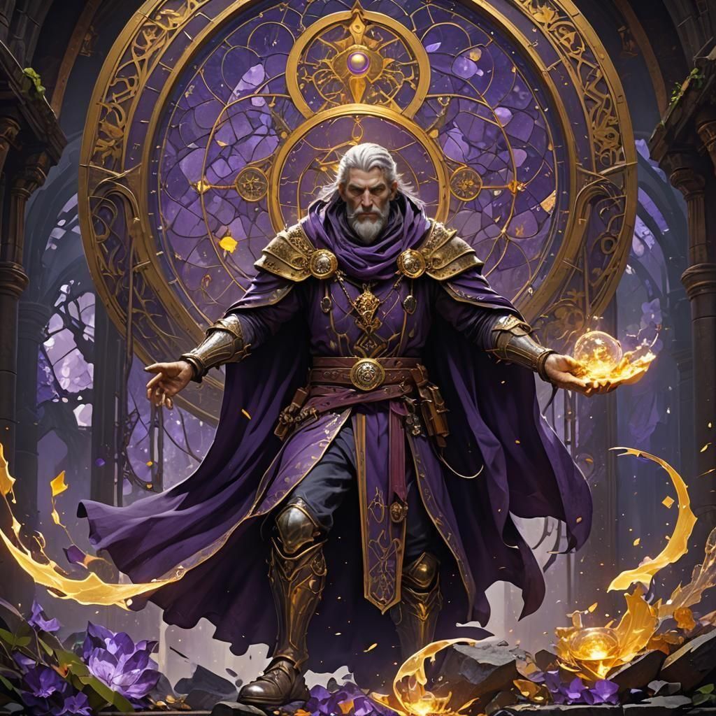 Merlin Dark Fantasy Concept Art in 8K