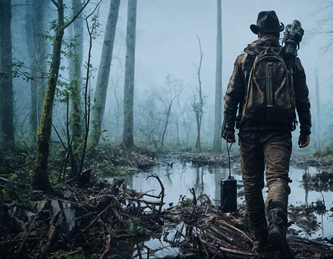 Swamp gas travels