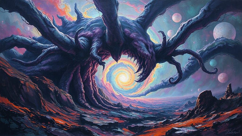 Cosmic Horror Entity Demands More Paint