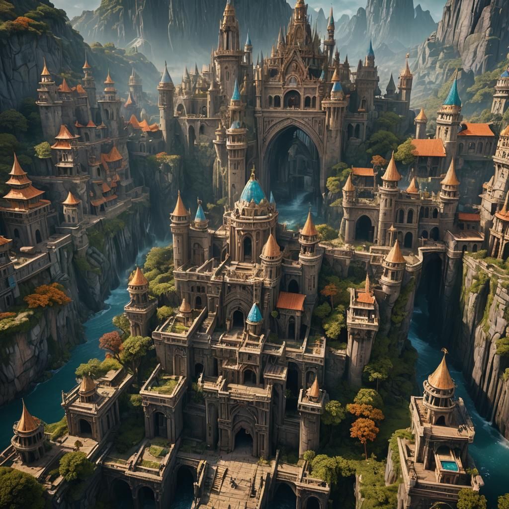 The Traveling King Jezaca: Detailed Matte Painting