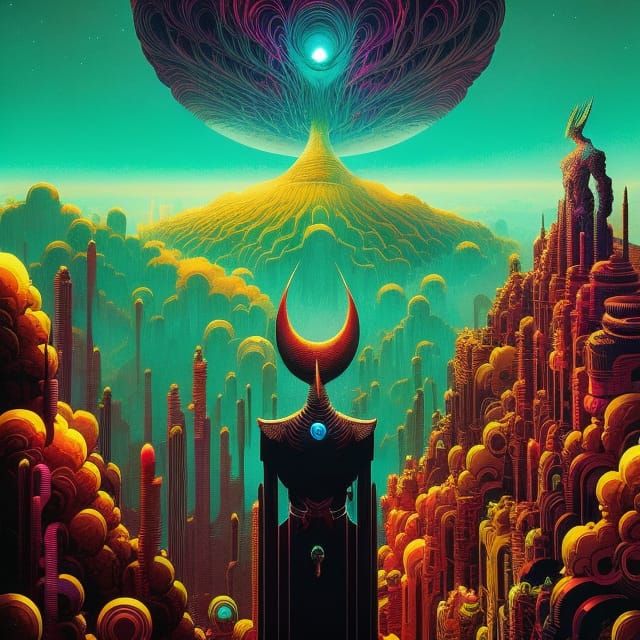 God from Hylics Portrait in Digital Art Style