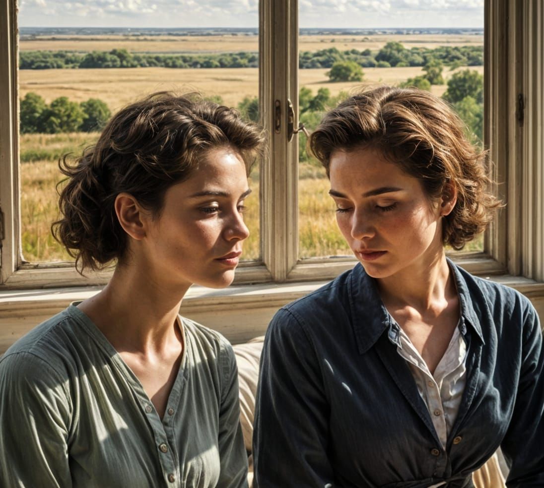 Sisters Share Sadness in 1940s Prairie Home