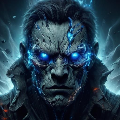 Emotive Gorilla's Silent Scream in Maximalist Style