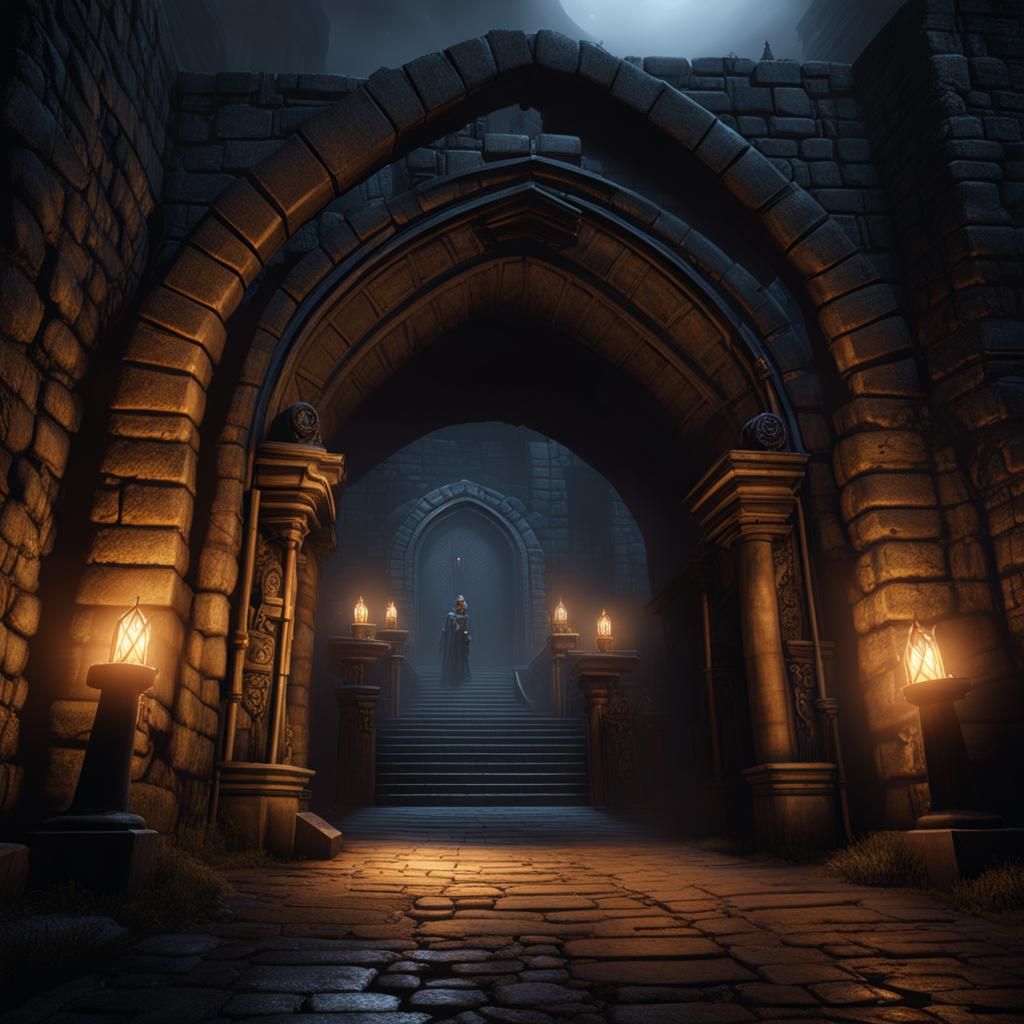 Heroes at Sewer Entrance in Underdark D&D