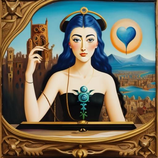 Electra's Surreal Tinder Profile, Dali Style