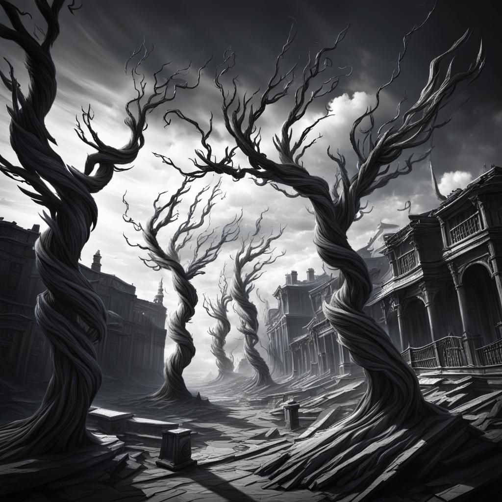 Abstract Twisted Winds Visualisation