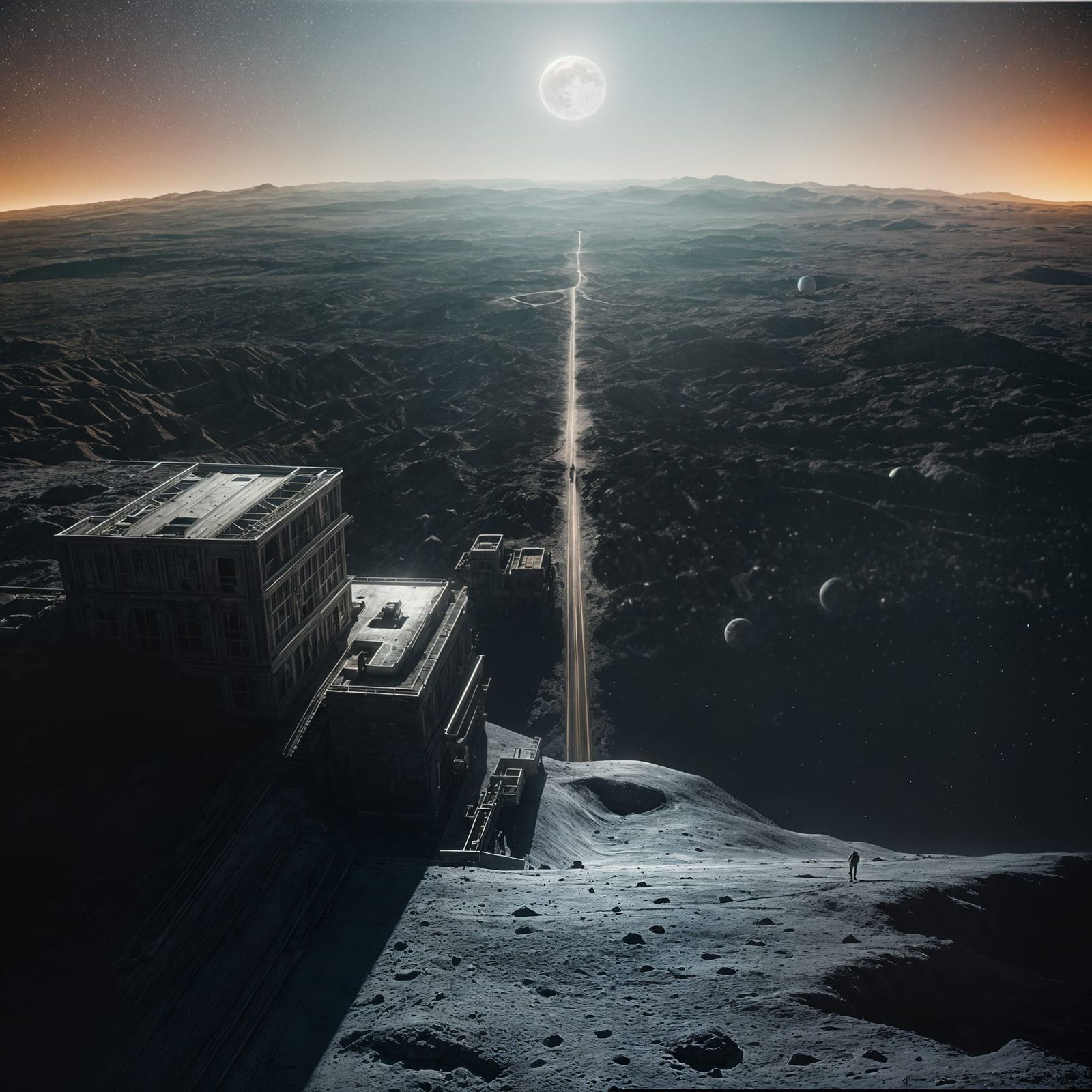 Moon City Cinematic Film Still