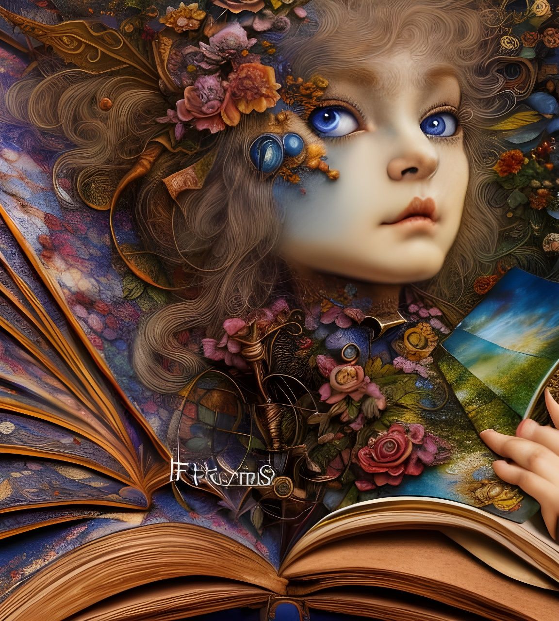 Detailed Storybook Illustration in 8K Resolution